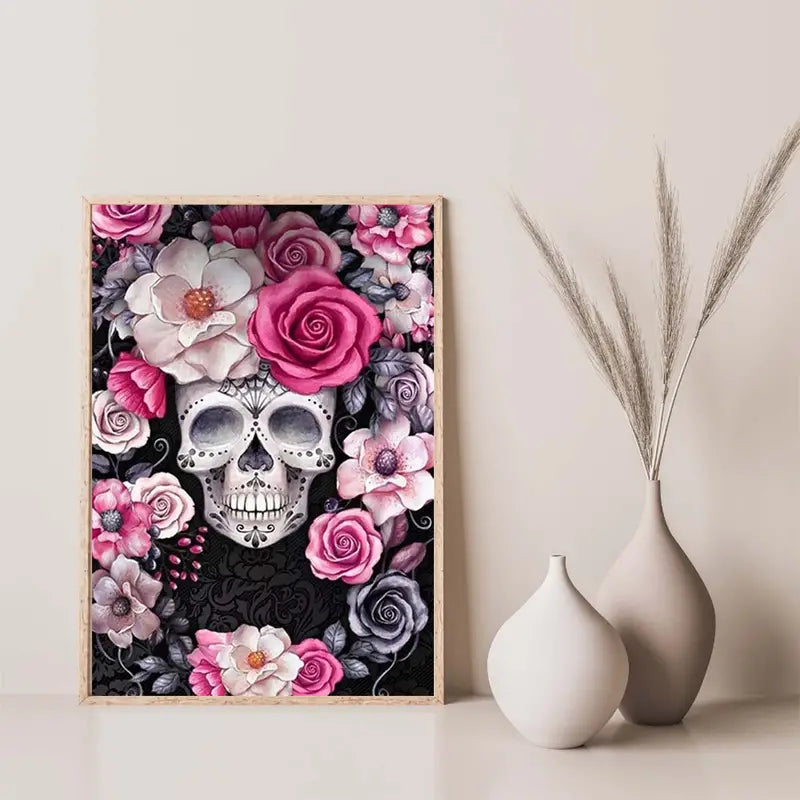 Unframed 5D DIY Diamond Painting Kit - Halloween Skull