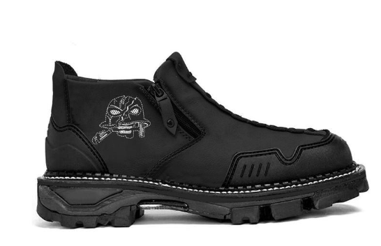 Men's Fashion Skull Booties for Halloween
