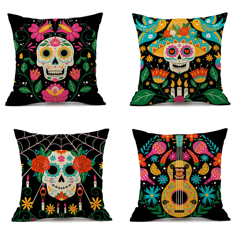 Halloween Horror Theme Printed Pillowcase