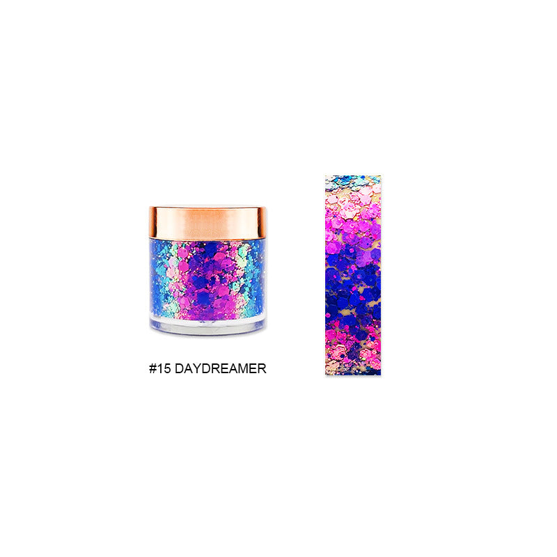 Color-Changing Glitter Gel Eyeshadow for Halloween