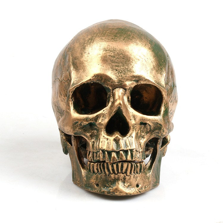 Resin Skull Prop for Halloween Decorations