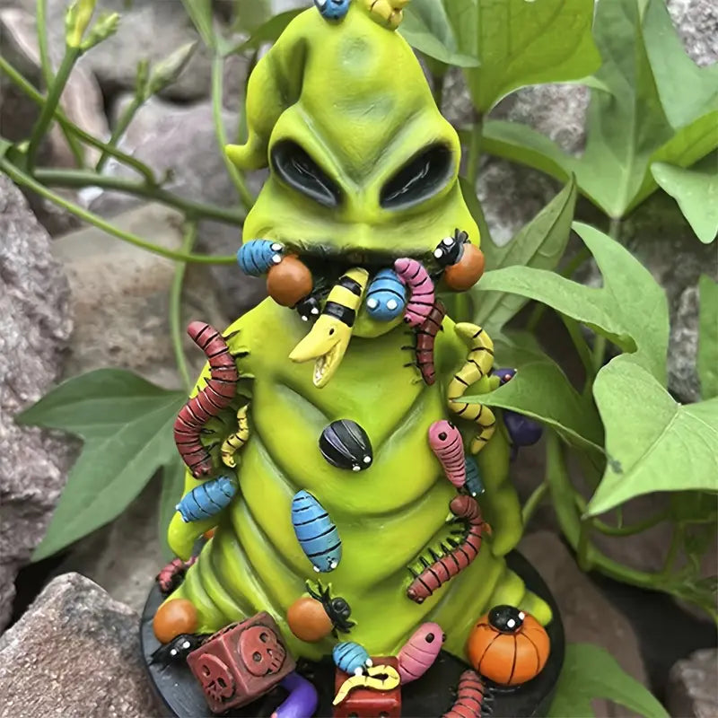 Halloween Witch Wizard Resin Ghost Figurine for Decor