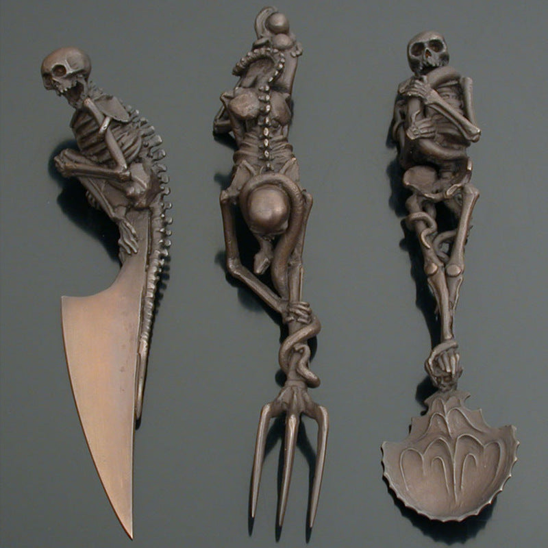 Funny Halloween Knife, Fork, and Spoon Set for Fashion