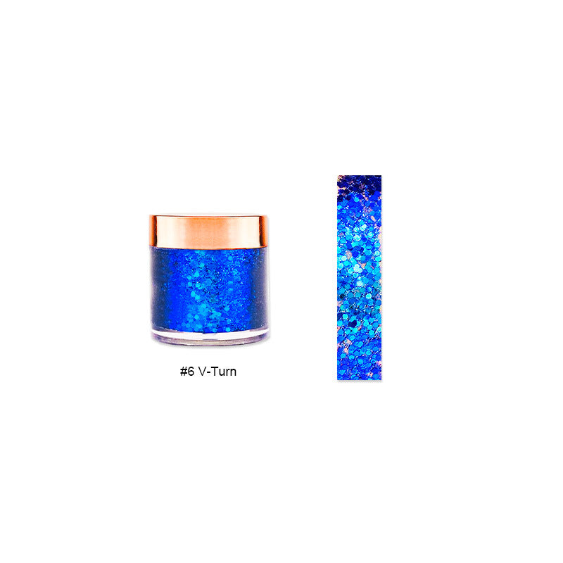 Color-Changing Glitter Gel Eyeshadow for Halloween