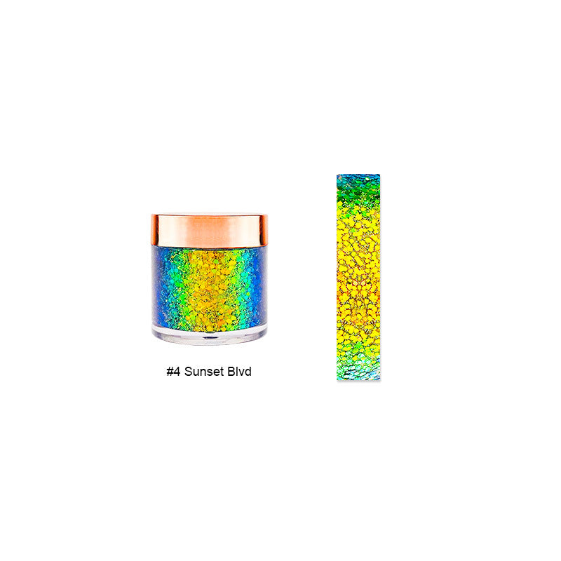 Color-Changing Glitter Gel Eyeshadow for Halloween