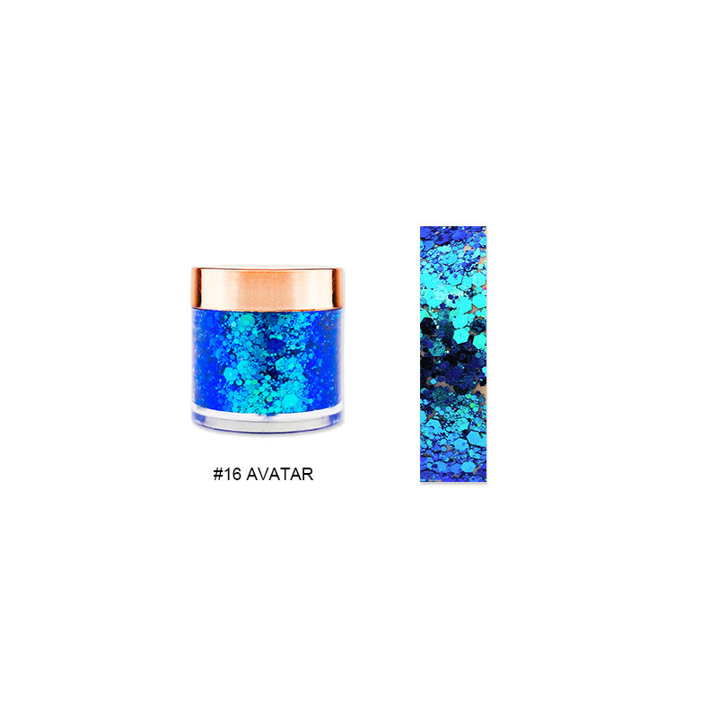 Color-Changing Glitter Gel Eyeshadow for Halloween