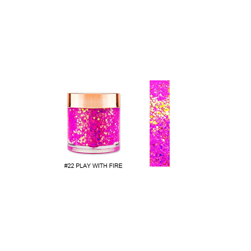 Color-Changing Glitter Gel Eyeshadow for Halloween