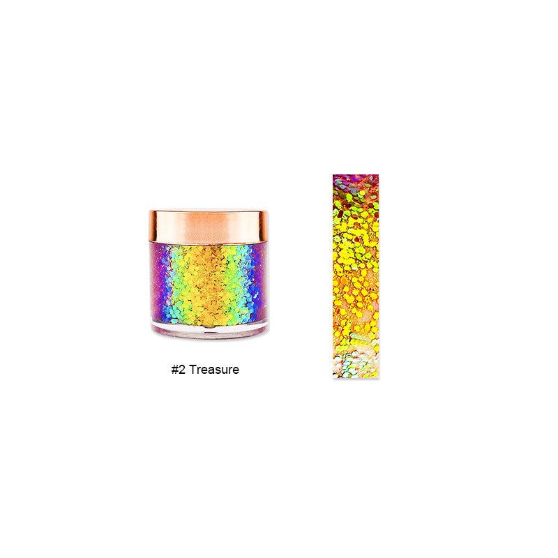 Color-Changing Glitter Gel Eyeshadow for Halloween