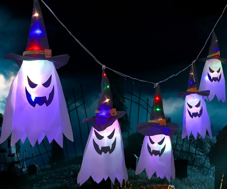 Halloween Lanterns Cloth Art String Lights