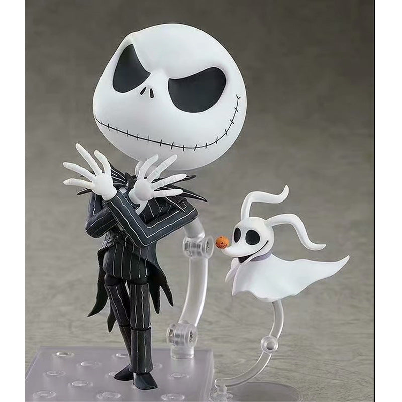 Jack Skellington Q Version Action Figure with Face Swap