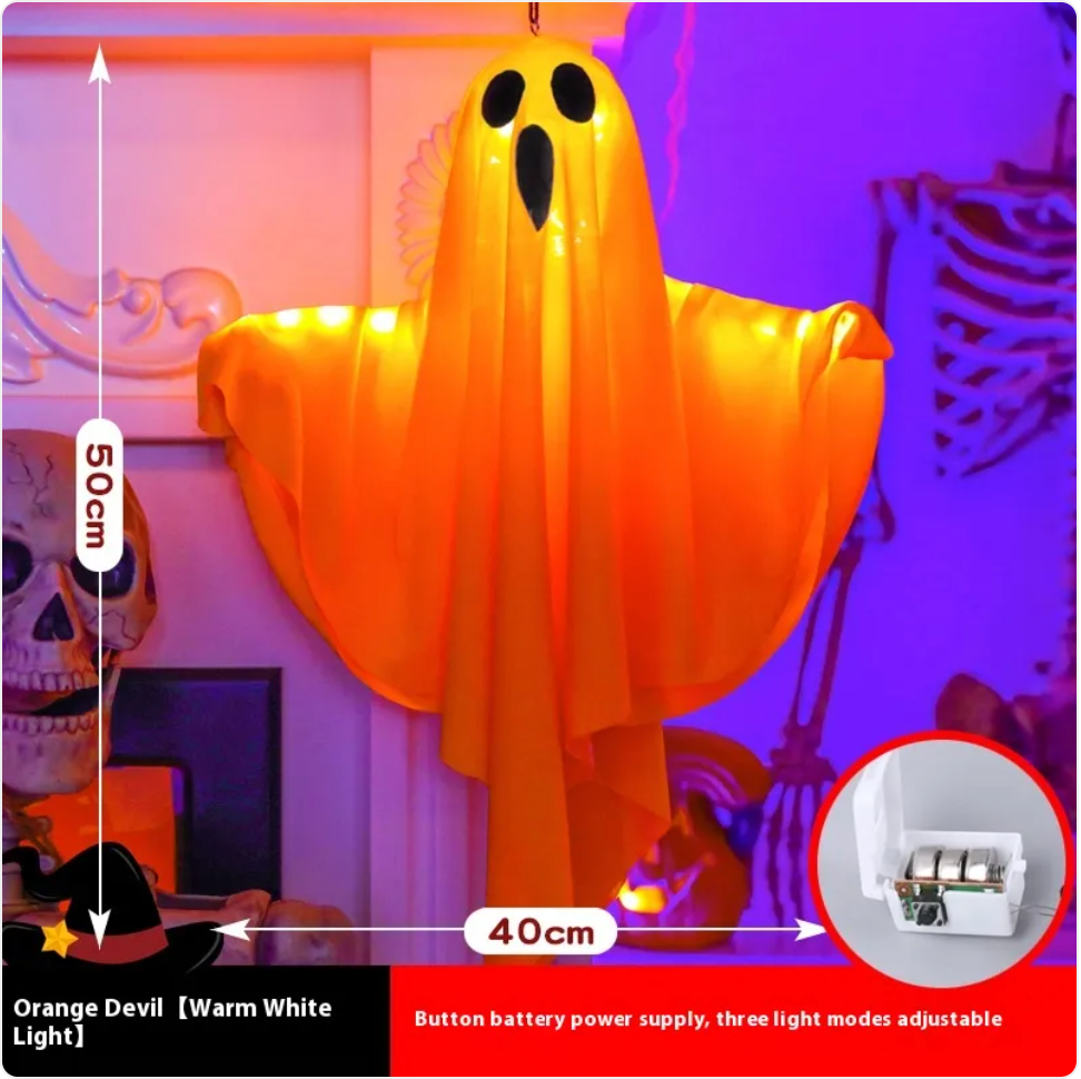 Glowing Scream Ghost Decor