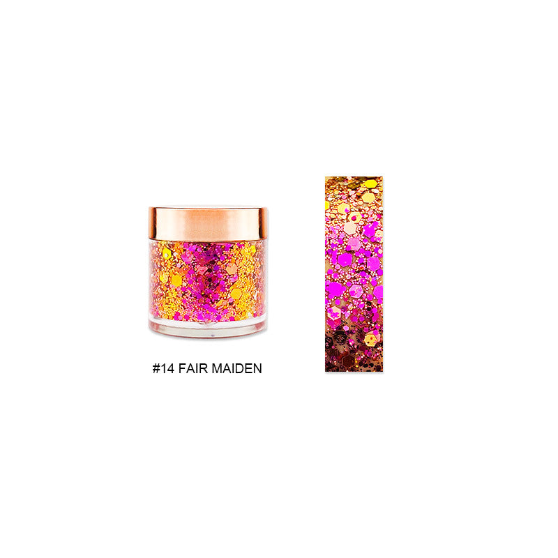 Color-Changing Glitter Gel Eyeshadow for Halloween