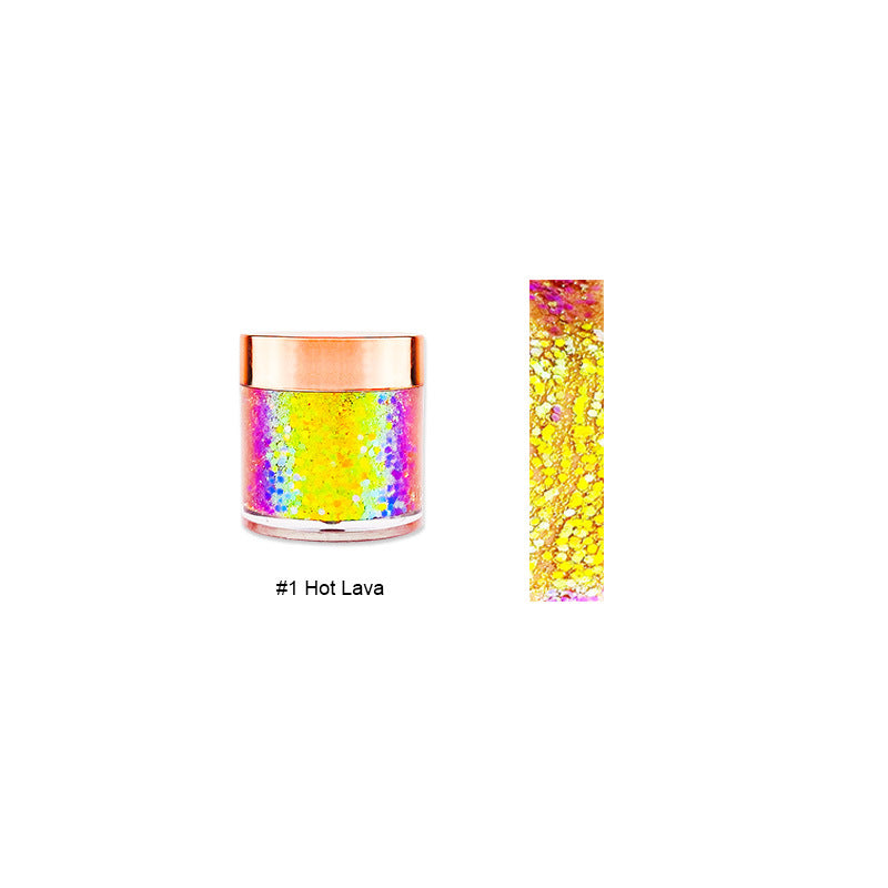 Color-Changing Glitter Gel Eyeshadow for Halloween